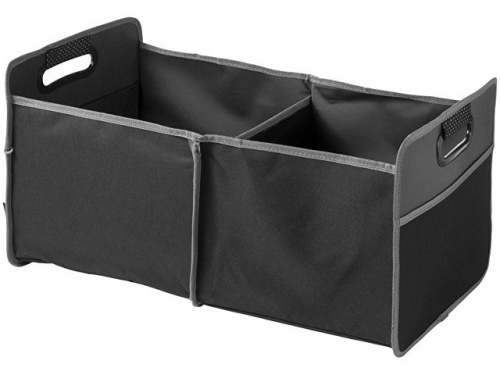 Органайзер-гармошка для багажника черный/серый