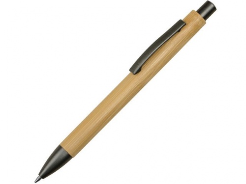 Ручка бамбуковая шариковая Tender Bamboo дерево/темно-серый