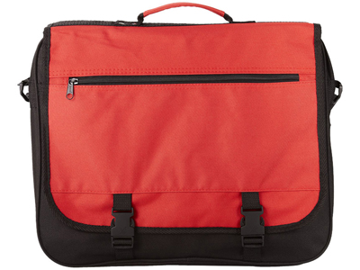 Конференц сумка для документов «Anchorage» красный/черный 420 x 115 x 390