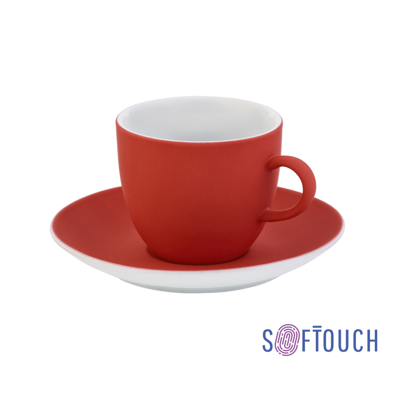 Чайная пара с покрытием soft touch "Манящее прикосновение"