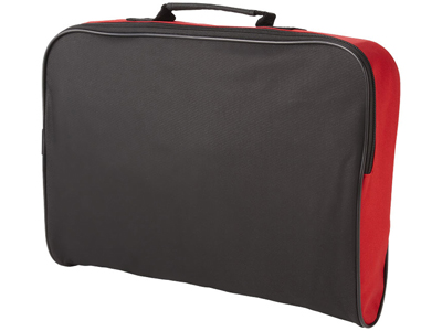 Конференц сумка для документов «Florida» красный/черный 400 x 80 x 270
