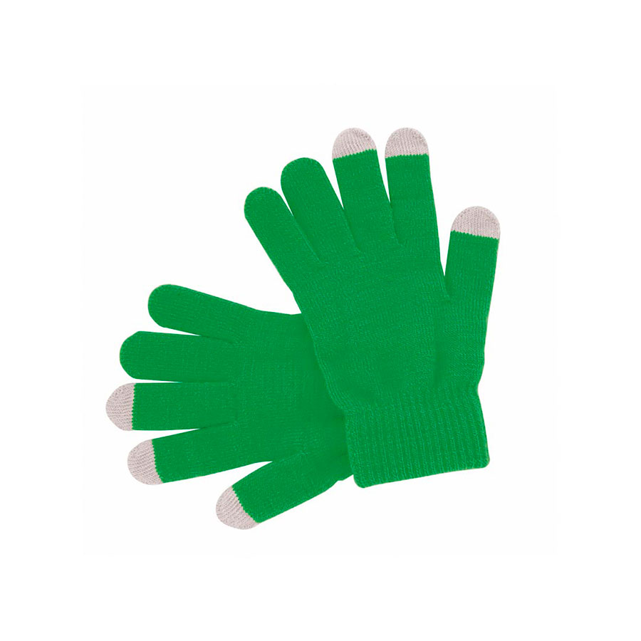 Перчатки  сенсорные ACTIUM, зелёный, акрил 100%