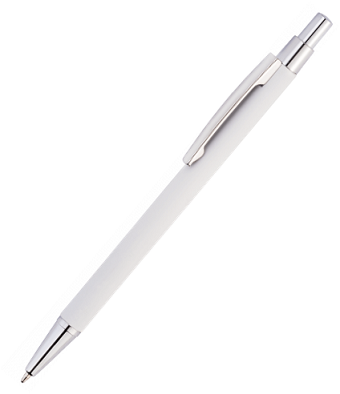 Ручка MOTIVE, металл, цвет белый