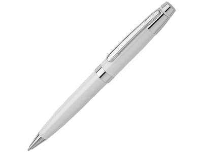 Ручка металлическая шариковая «Ковентри» белый ручка - d12 х 141, футляр - d25 х 146