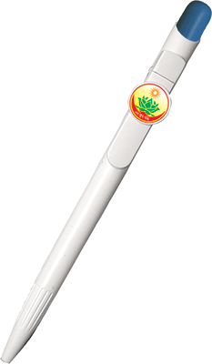 3205-303 Шариковая ручка с круглой акр.вставкой фото в каталоге сувенирной продукции компании Бумеранг