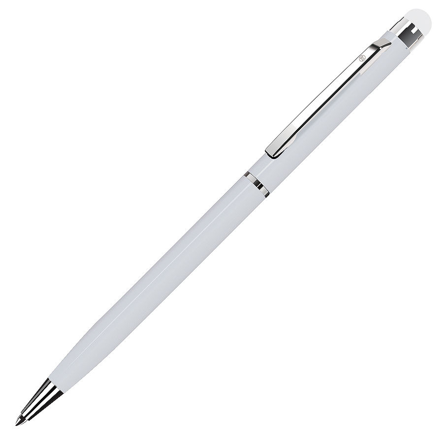 TOUCHWRITER, ручка шариковая со стилусом для сенсорных экранов, белый/хром
