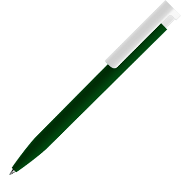 Ручка CONSUL SOFT пластиковая, софт-тач, зеленая
