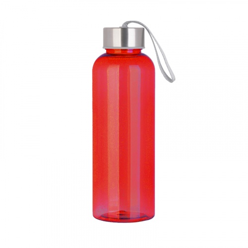 Бутылка для воды "H2O", 0,5 л. красный