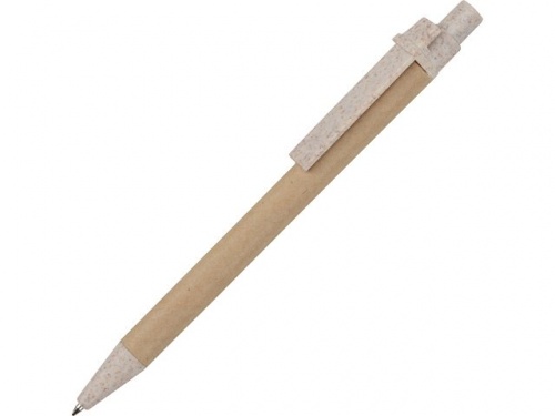 Ручка картонная шариковая Эко 3.0 светло-коричневый/бежевый
