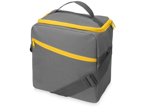 Изотермическая сумка-холодильник Classic серый/желтый