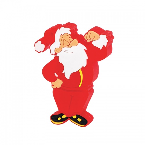 Флеш-карта "Дед Мороз" USB 8GB красный с белым