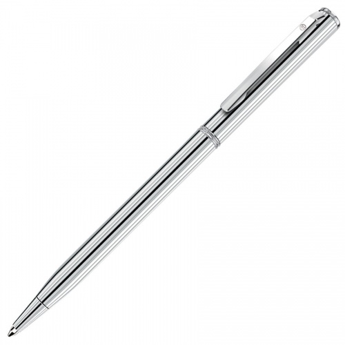 SLIM SILVER, ручка шариковая, хром, металл