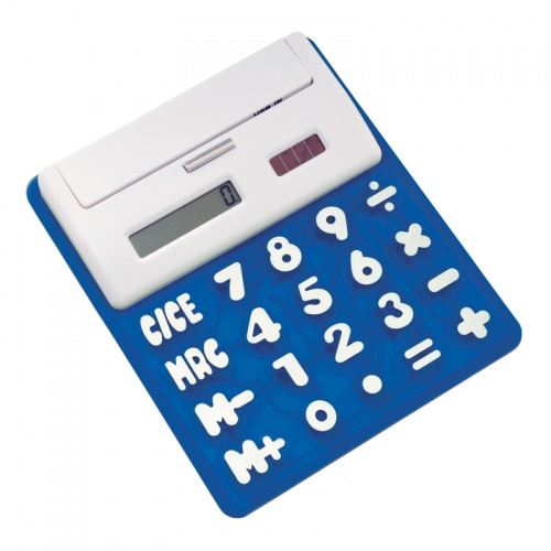 Калькулятор "Математик" синий с белым