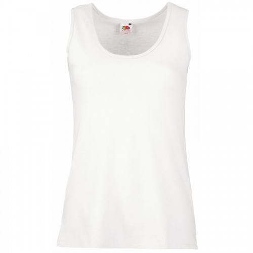 Майка женская "Lady-Fit Valueweight Vest", белый_XL, 100% хлопок, 160 г/м2