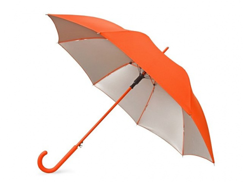 Зонт-трость Silver Color оранжевый/серебристый d1020 х 860