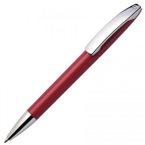 Ручка шариковая VIEW, красный, пластик
