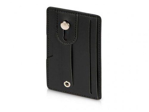 Картхолдер для телефона с держателем и защитой RFID Lokky черный