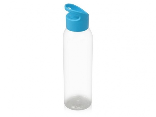 Бутылка для воды Plain 2 прозрачный/голубой