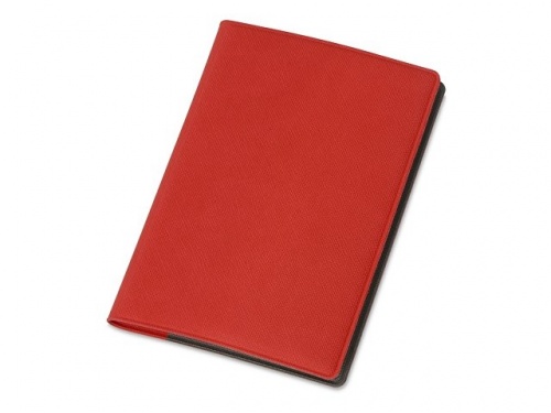 Обложка для паспорта с RFID защитой отделений для пластиковых карт Favor красный/серый